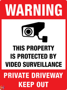 Warning Private Driveway Keep Out