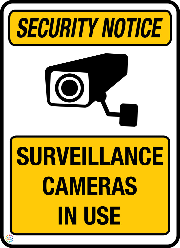 Surveillance Cameras in Use Sign | K2K Signs Australia