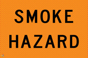Temp Multi Message Sign Smoke Hazard - Multi Message Temporary Road Traffic Sign | K2K Signs ...