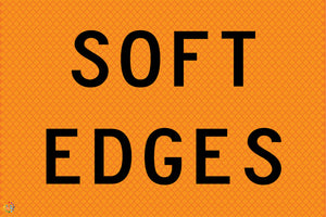 Soft Edges - Multi Message Temporary Road Traffic Sign