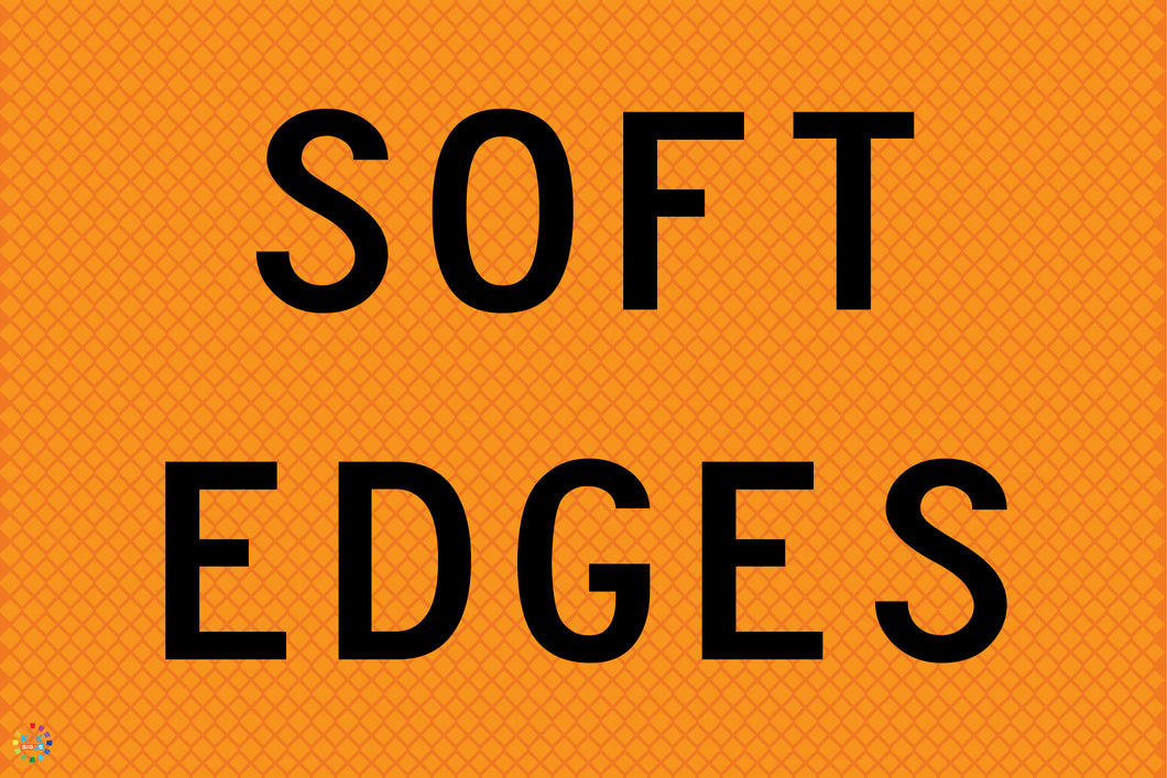 Soft Edges - Multi Message Temporary Road Traffic Sign