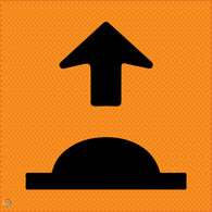 Multi Message Temporary Road Traffic Sign - <br/> Road Speed Hump Ahead
