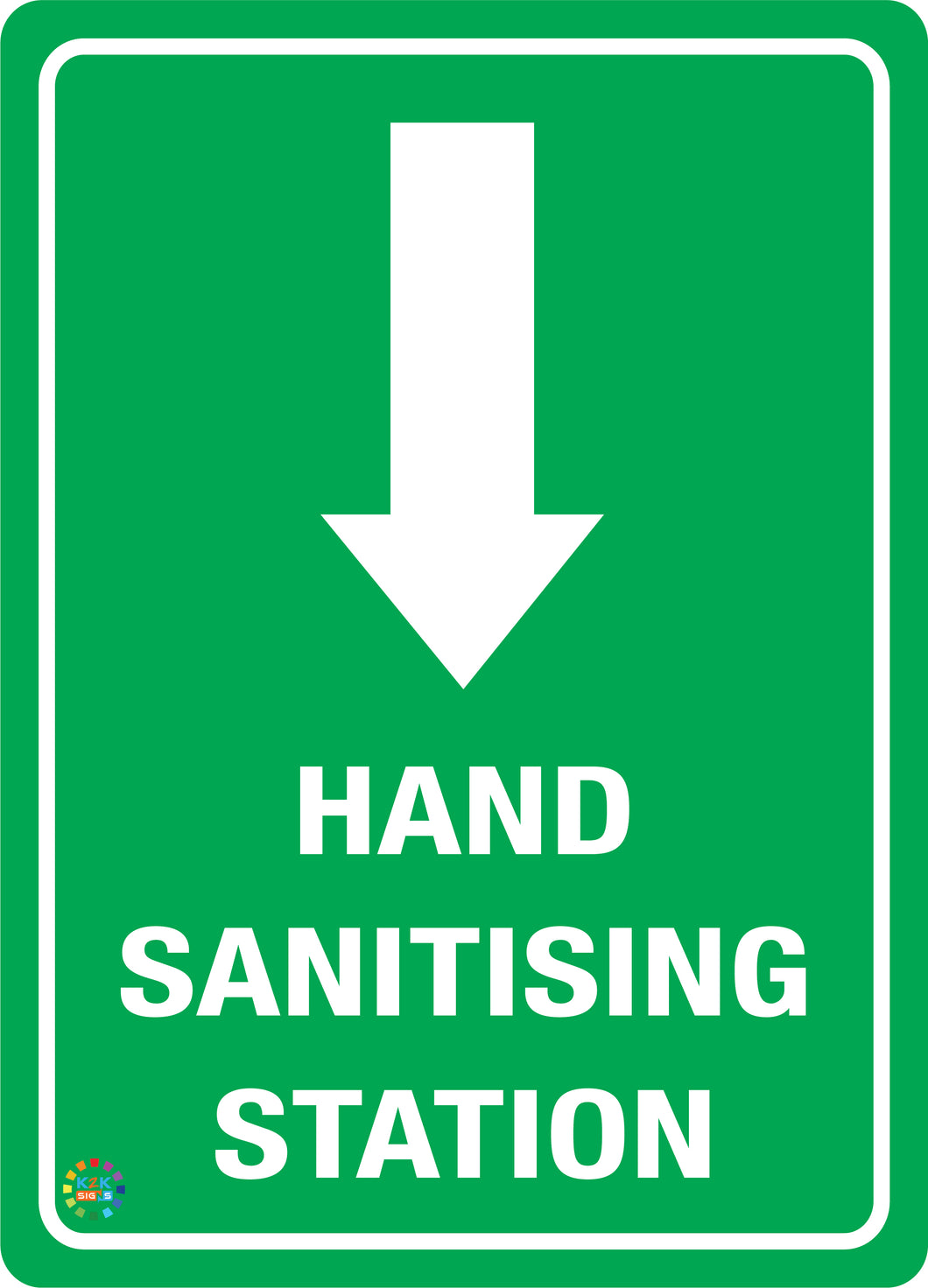 Hand Sanitising Station Sign