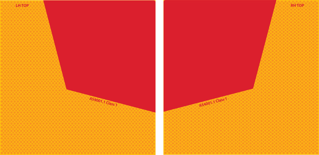 Rear Marker Plates For Vehicles (Comes In Pair)