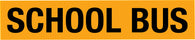 School Bus Warning Sign with Yellow Class 1 Reflective Backing