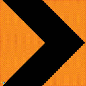 Temporary Hazard Chevron Marker - Multi Message Temporary Road Traffic Sign