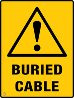 Buried Cable Sign