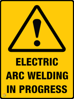 Electric Arc Welding In Progress