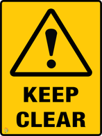 Keep Clear Sign