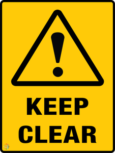 Keep Clear Sign