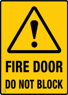 Fire Door<br/> Do Not Block