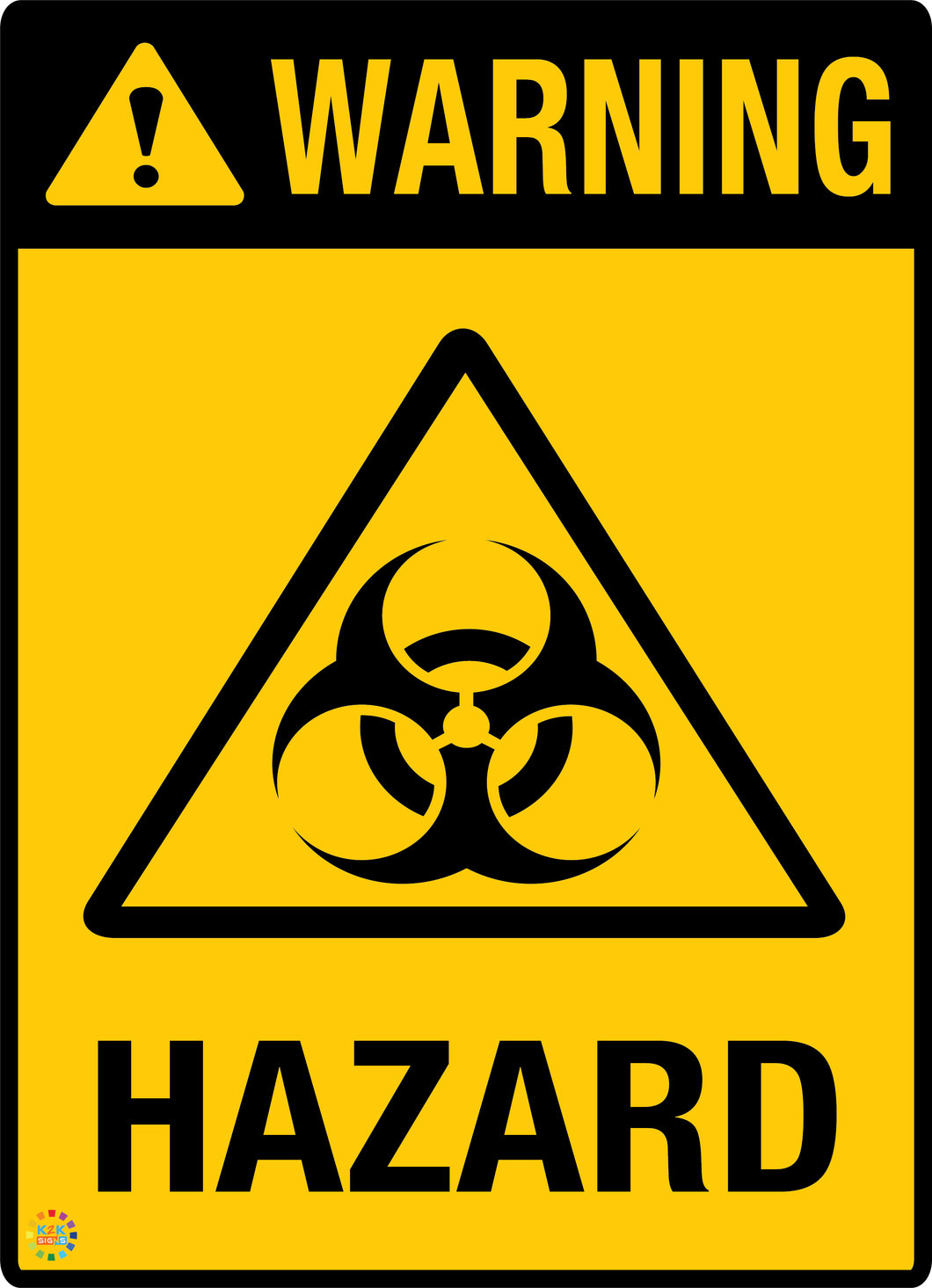 Warning Hazard Sign