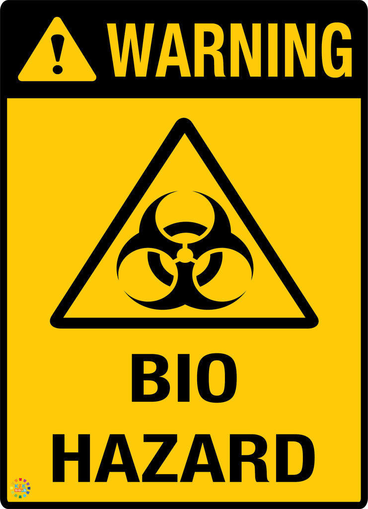 Warning - Biohazard Sign | K2K Signs Australia