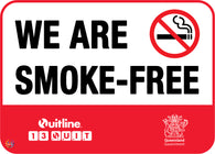 We Are Smoke-Free Sign