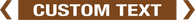 White Text On Brown Background - Pipe Marker Sign
