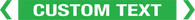 White Text On Green Background - Pipe Marker Sign