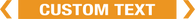 White Text On Orange Background - Pipe Marker Sign