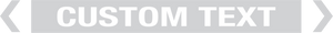 White Text On Silver/Grey Background - Pipe Marker Sign